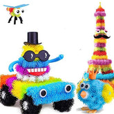 Extrokids Crafts Bunchems Thorn Ball Clusters Mega Pack with 35 Accessories - EKT2056